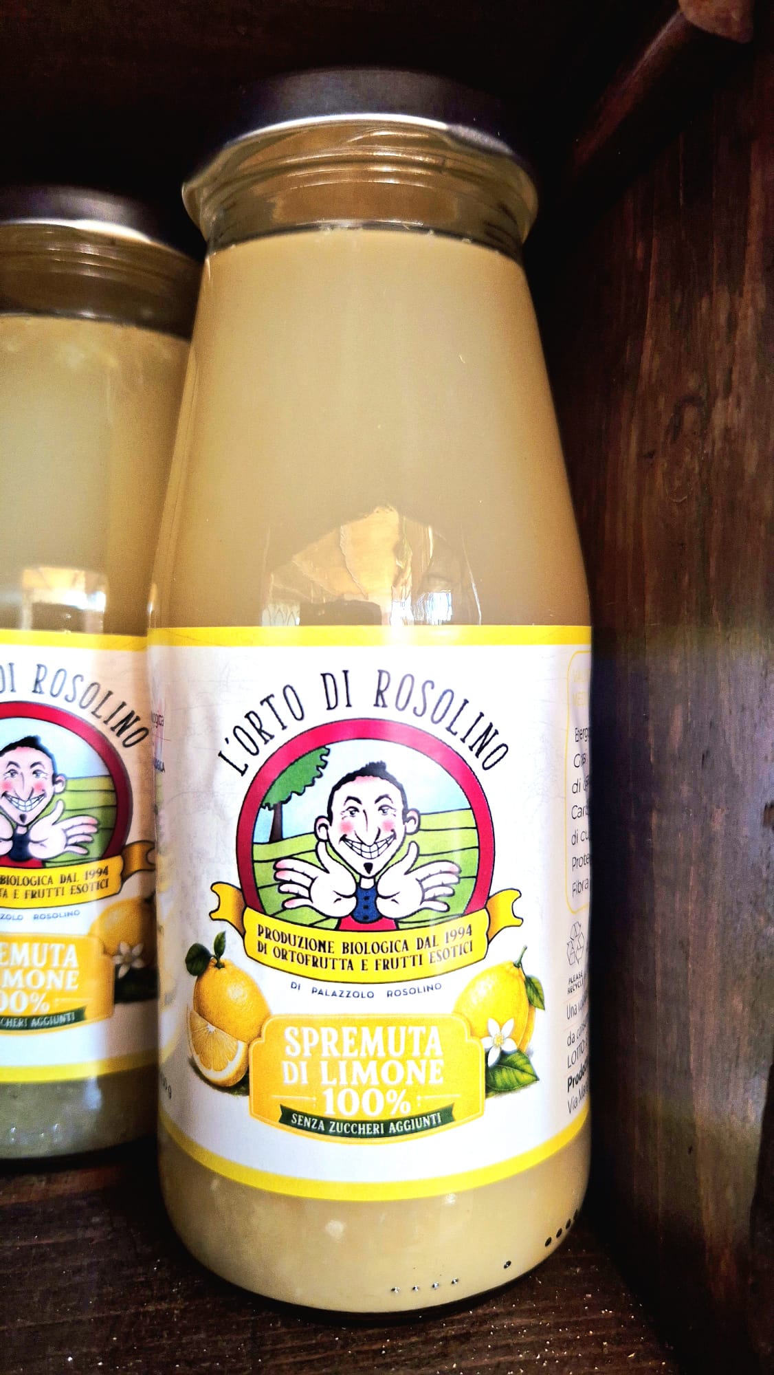 Spremuta di Limone Siciliano Bio | senza zuccheri aggiunti  430 gr