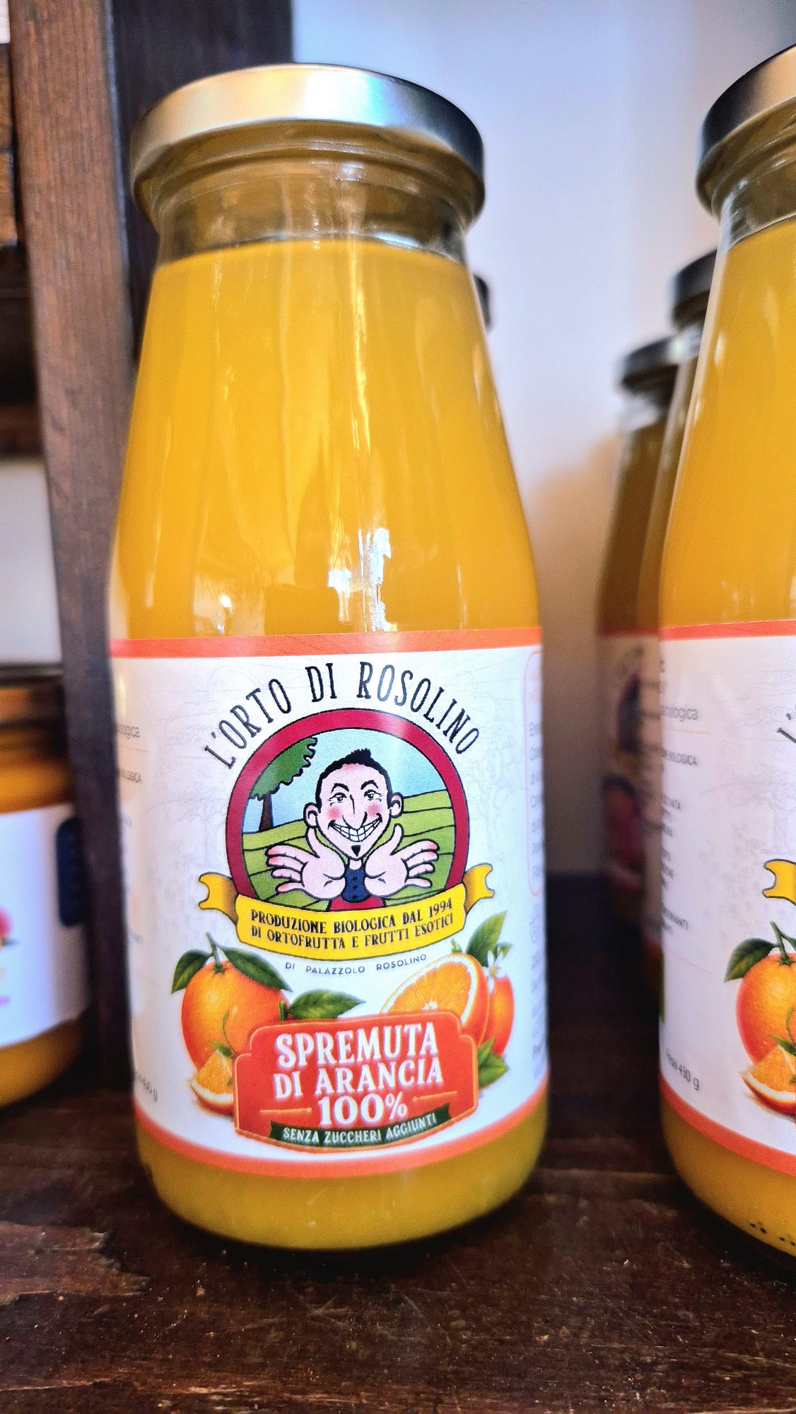 Spremuta di Arancia Siciliana Bio  | senza zuccheri aggiunti 430 gr