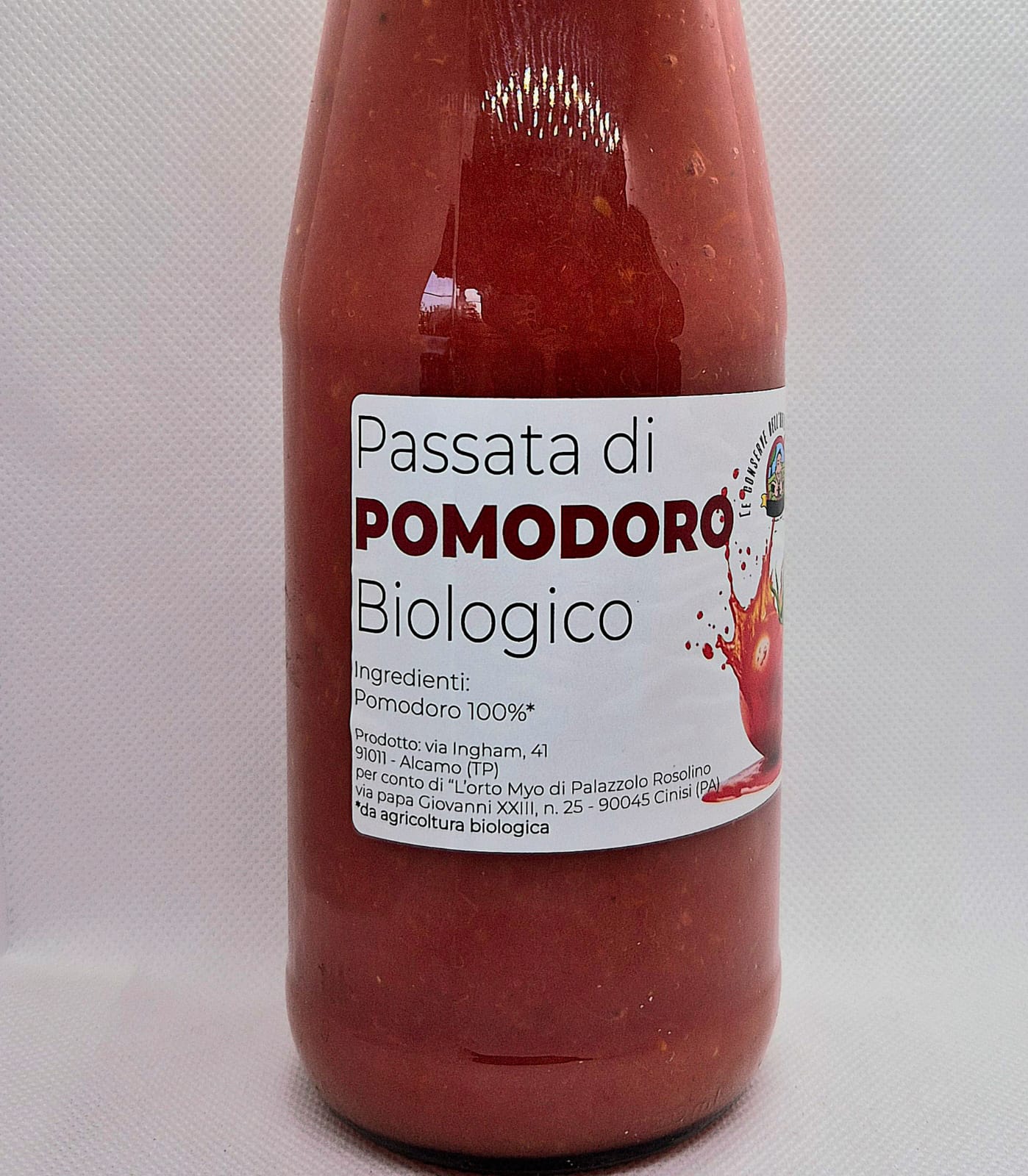 Passata di Pomodoro Bio  – Non Condita